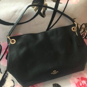 Black Coach shoulder bag